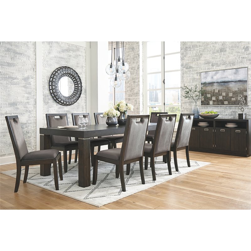Ashley Furniture Hyndell Faux Velvet, Ashley Furniture Dining Arm Chairs