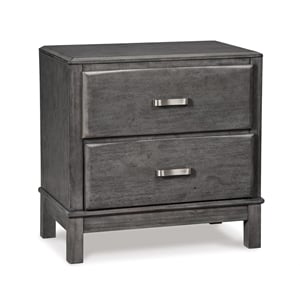 Signature Design by Ashley Caitbrook 2 Drawer Nightstand in Gray