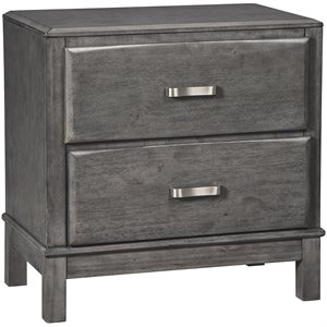 ashley furniture caitbrook 2 drawer nightstand in gray