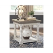 Signature Design by Ashley Havalance End Table in Gray and White