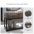 Signature Design by Ashley Johurst 2 Drawer Console Table in Grayish Brown