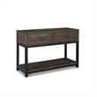 Signature Design by Ashley Johurst 2 Drawer Console Table in Grayish Brown