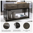 Signature Design by Ashley Johurst 2 Drawer Console Table in Grayish Brown