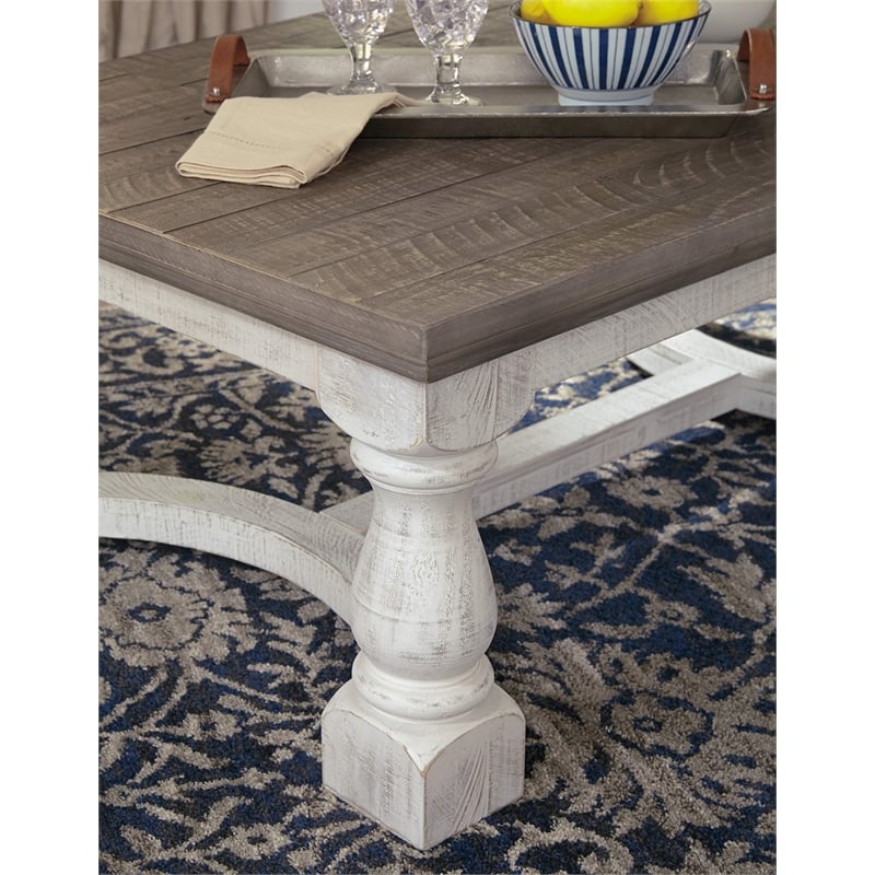 Signature Design by Ashley Havalance Coffee Table in Gray and White