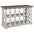Signature Design by Ashley Havalance Console Table in Gray and White