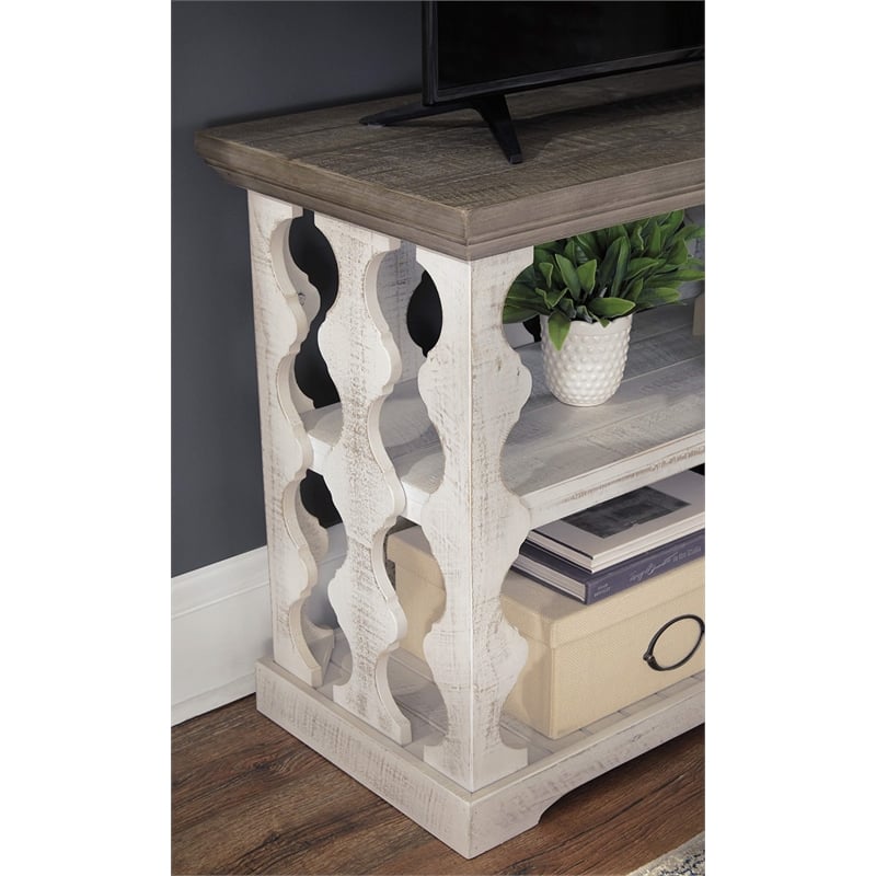 Signature Design by Ashley Havalance Console Table in Gray and White