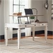 Ashley Furniture Realyn 2 Drawer Lift Top Writing Desk in White and Brown