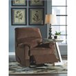Signature Design by Ashley Nerviano Zero Wall Recliner in Chocolate