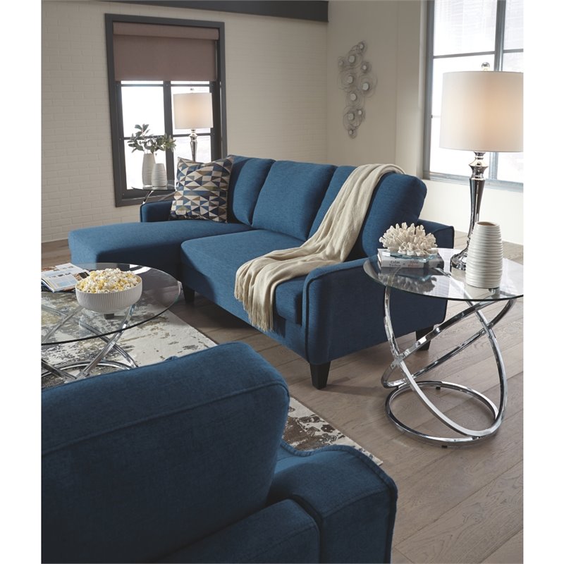 Signature Design By Ashley Jarreau Sofa Chaise Sleeper In Blue - 1150371