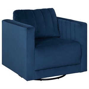 signature design by ashley enderlin swivel accent chair in ink