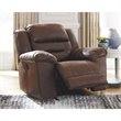 Signature Design by Ashley Stoneland Power Rocker Recliner in Chocolate