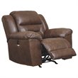 Signature Design by Ashley Stoneland Power Rocker Recliner in Chocolate