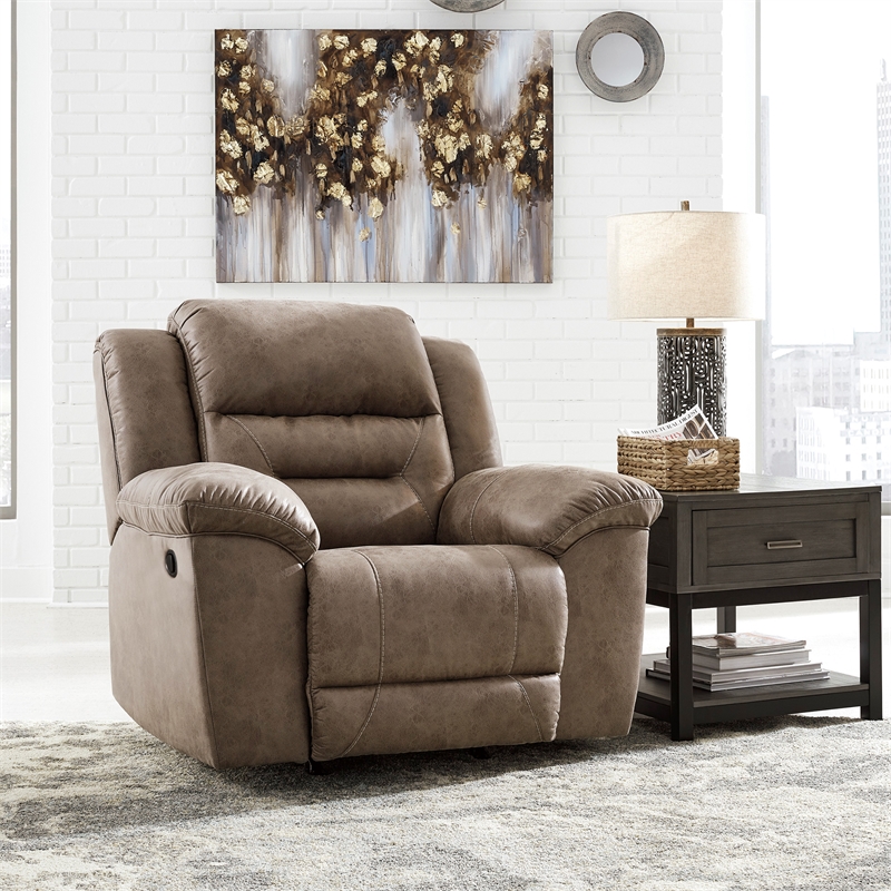 Signature Design by Ashley Stoneland Power Rocker Recliner in Fossil
