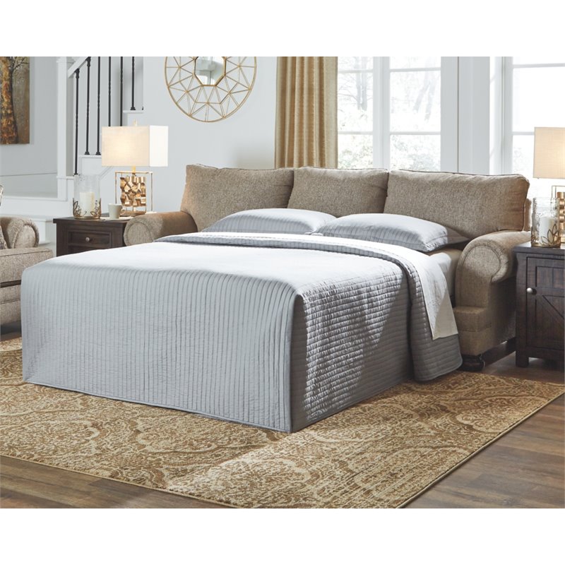 Signature Design by Ashley Kananwood Queen Sleeper Sofa in Oatmeal