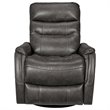 Signature Design by Ashley Riptyme Swivel Glider Recliner in Quarry