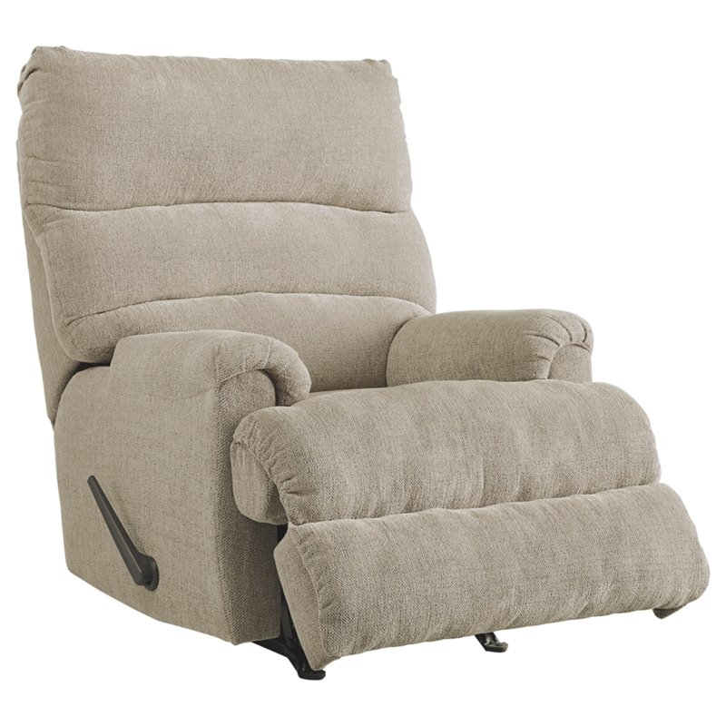 Signature Design by Ashley Man Fort Rocker Recliner in Dusk