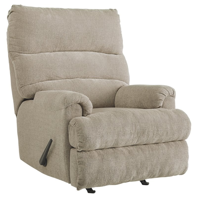 Signature Design by Ashley Man Fort Rocker Recliner in Dusk