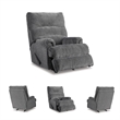 Signature Design by Ashley Man Fort Rocker Recliner in Graphite