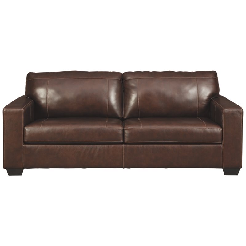 Signature Design by Ashley Morelos Leather Queen Sleeper Sofa in