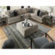 Signature Design by Ashley Bovarian Ottoman with Storage in Stone