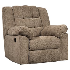 signature design by ashley workhorse rocker recliner in cocoa
