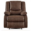 Signature Design by Ashley Bladewood Zero Wall Recliner in Coffee
