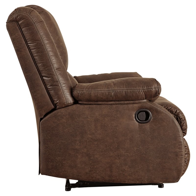 Signature Design by Ashley Bladewood Zero Wall Recliner in Coffee