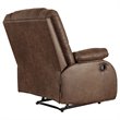 Signature Design by Ashley Bladewood Zero Wall Recliner in Coffee