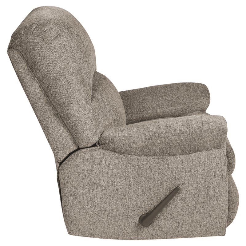 Signature Design by Ashley Ballinasloe Rocker Recliner in Platinum