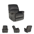 Signature Design by Ashley Ballinasloe Rocker Recliner in Smoke