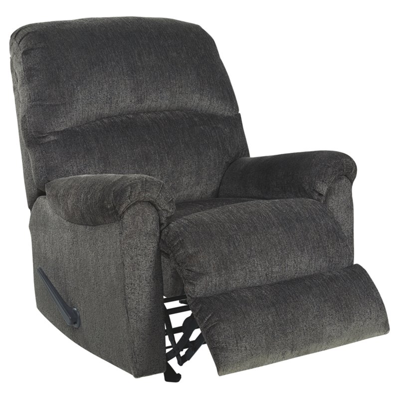 Signature Design by Ashley Ballinasloe Rocker Recliner in Smoke