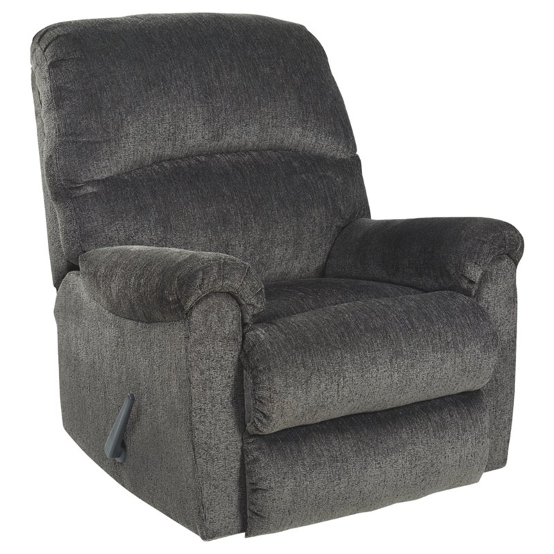 Signature Design by Ashley Ballinasloe Rocker Recliner in Smoke