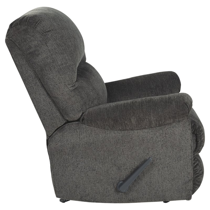 Signature Design by Ashley Ballinasloe Rocker Recliner in Smoke
