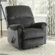 Signature Design by Ashley Ballinasloe Rocker Recliner in Smoke
