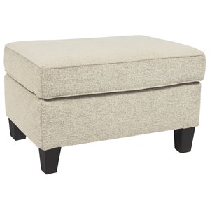signature design by ashley abinger ottoman in natural