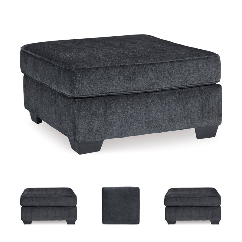 Signature Design by Ashley Altari Oversized Accent Ottoman in Slate