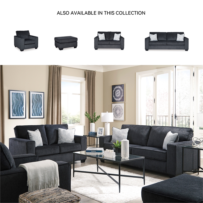 Signature Design by Ashley Altari Ottoman in Charcoal