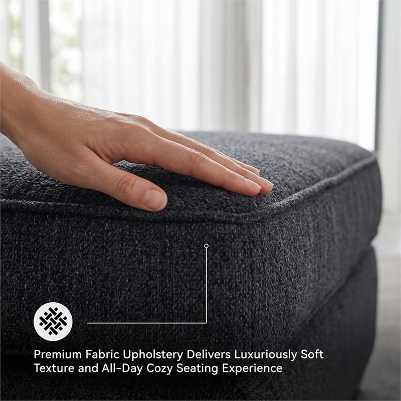 Signature Design by Ashley Altari Ottoman in Charcoal