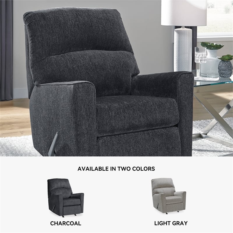 Signature Design by Ashley Altari Rocker Recliner in Slate
