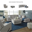 Signature Design by Ashley Altari Oversized Accent Ottoman in Alloy