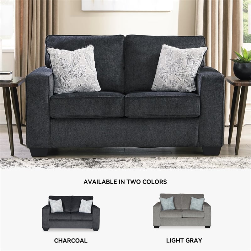Signature Design by Ashley Altari Loveseat in Slate