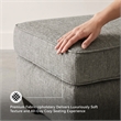 Signature Design by Ashley Altari Ottoman in Alloy