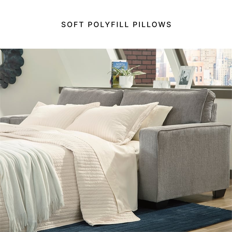 Signature Design by Ashley Altari Queen Sleeper Sofa in Alloy