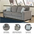 Signature Design by Ashley Altari Queen Sleeper Sofa in Alloy
