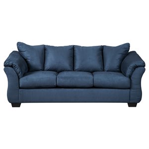 signature design by ashley darcy sofa in blue