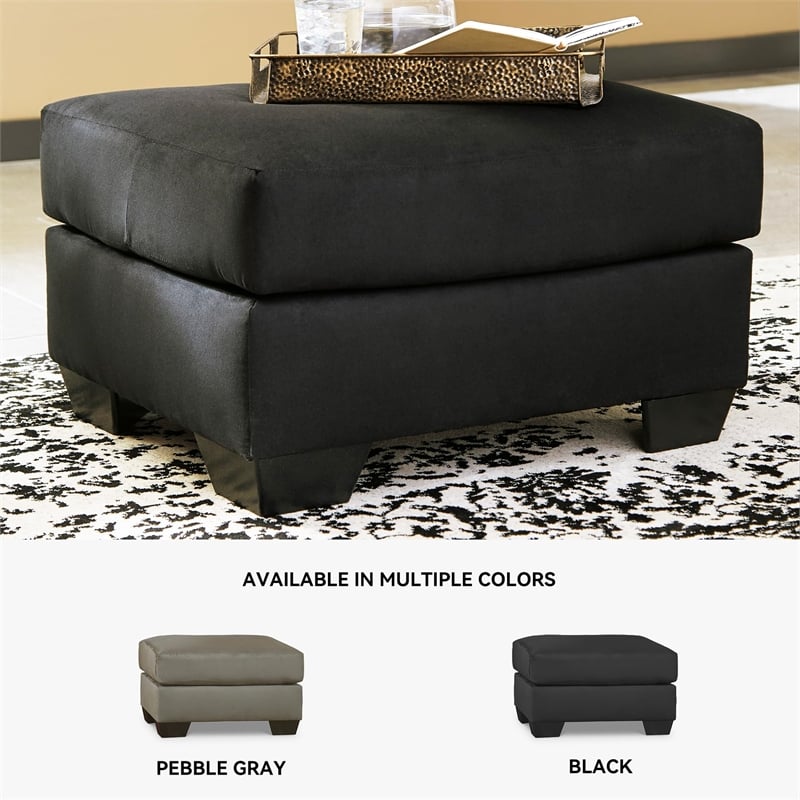 Signature Design by Ashley Darcy Ottoman in Black