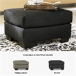 Signature Design by Ashley Darcy Ottoman in Black
