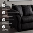 Signature Design by Ashley Darcy Sofa in Black