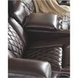 Signature Design by Ashley Warnerton Power Reclining Loveseat in Chocolate