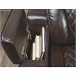Signature Design by Ashley Warnerton Power Reclining Loveseat in Chocolate